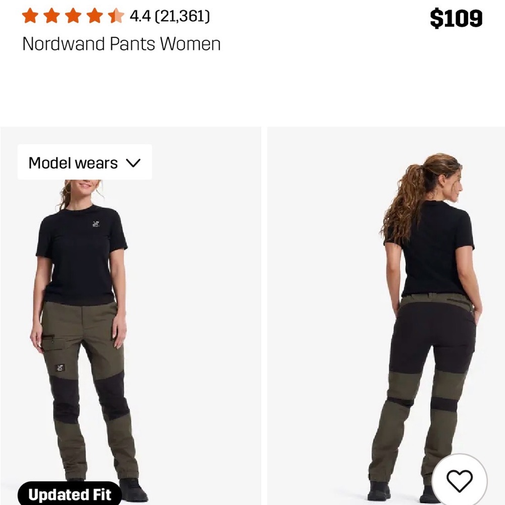 RVRC Nordwand Pants Women Small